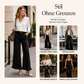 📢📢50%Rabatt!!!🎉✨Elegante Jeans mit geradem Bein und gerüschtem Saum für Damen