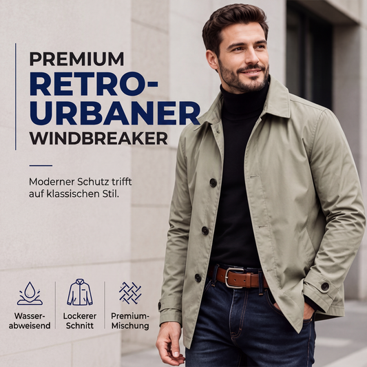 📢📢50%Rabatt!!!🎉✨Wasserdichter mittellanger Trenchcoat für Herren