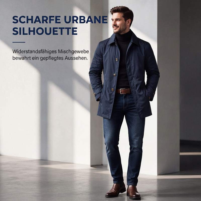 📢📢50%Rabatt!!!🎉✨Wasserdichter mittellanger Trenchcoat für Herren
