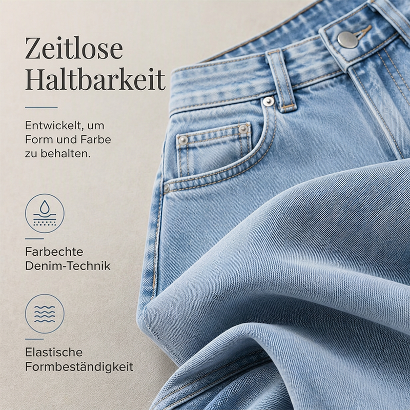 📢🎉50%Rabatt!!!🛍️✨Lässige High-Waist Weite Jeans für Damen