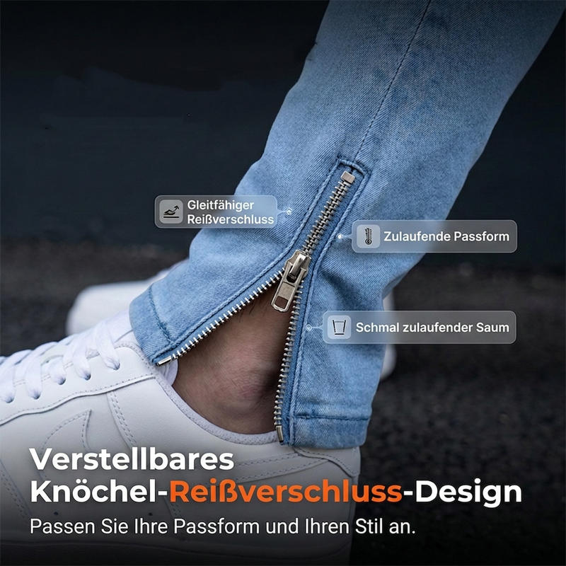 📢📢50% Rabatt!!! 🎉✨ Skinny Fit Stretch-Cargojeans für Herren