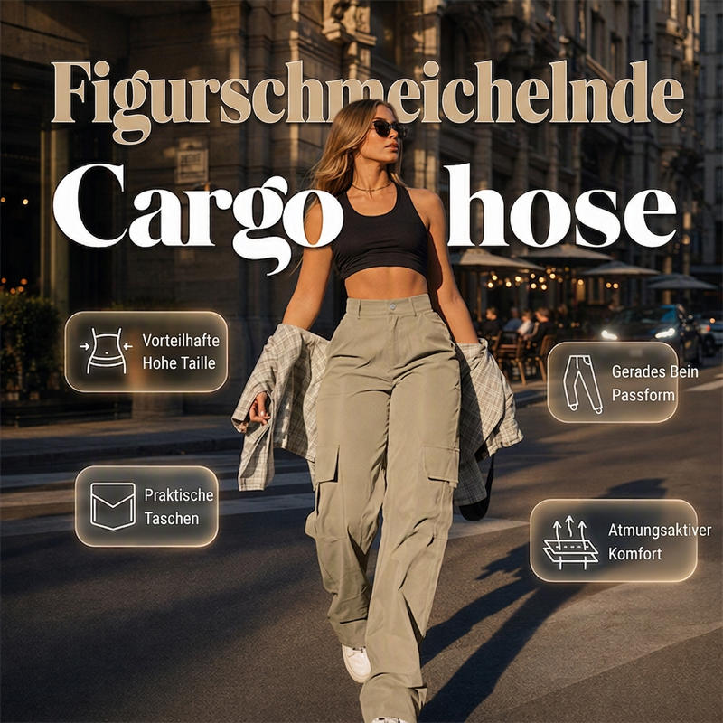 Modische, figurformende Cargohosen für Damen