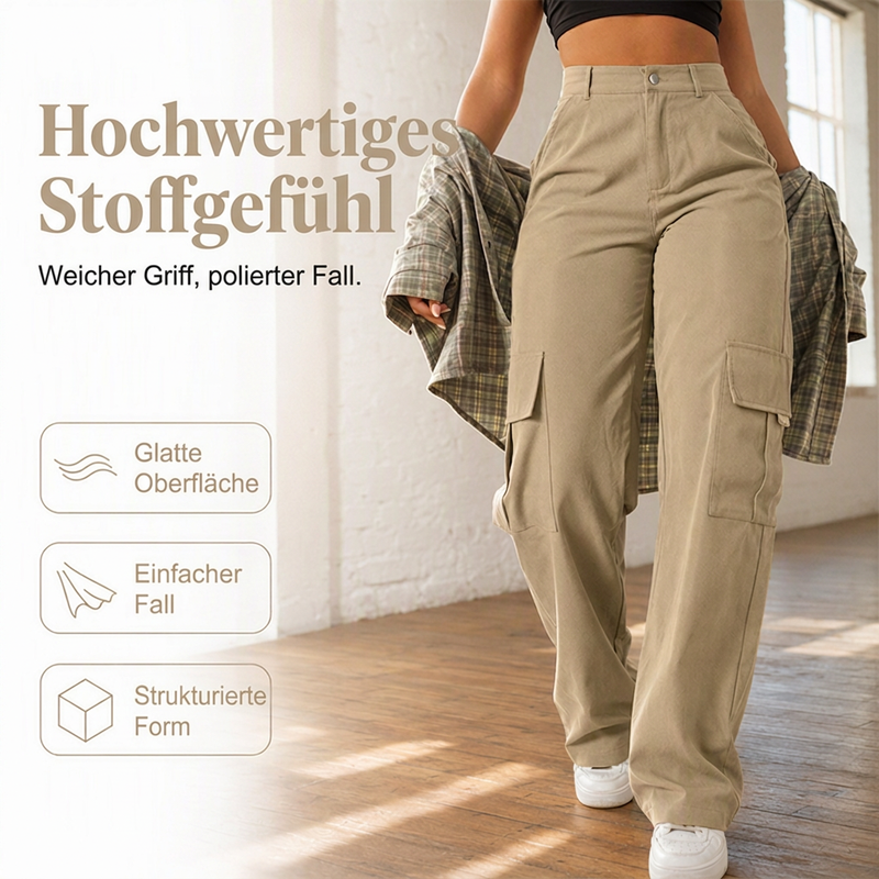 Modische, figurformende Cargohosen für Damen