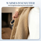 Langer, warmer gefütterter Jeansmantel für Damen