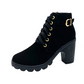 🔥 50% Rabatt – Nur heute👖 Damen Vintage Stiefeletten mit Blockabsatz