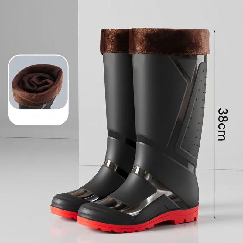 📢📢50%Rabatt!!!🎉✨Rutschfeste Herren-High-Top-Regenstiefel