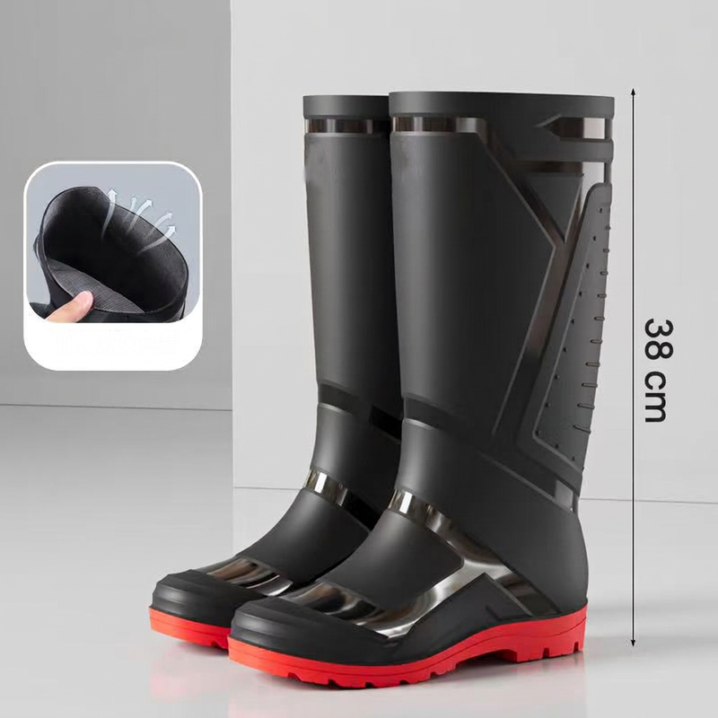 📢📢50%Rabatt!!!🎉✨Rutschfeste Herren-High-Top-Regenstiefel