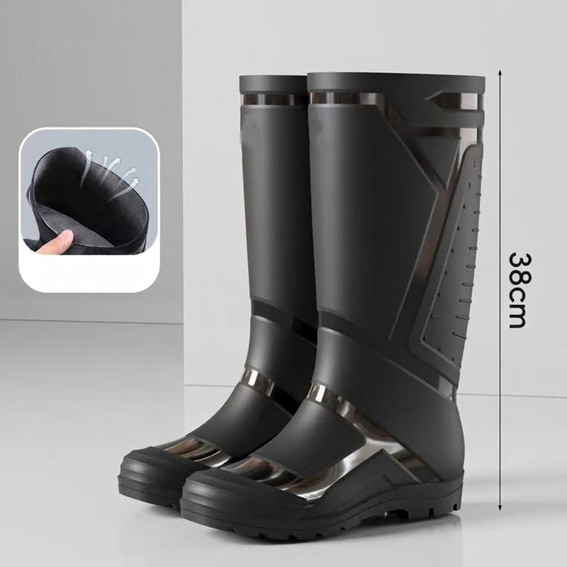 📢📢50%Rabatt!!!🎉✨Rutschfeste Herren-High-Top-Regenstiefel