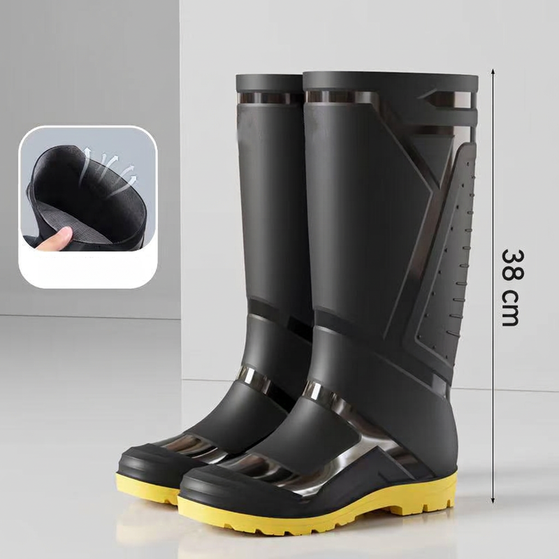 📢📢50%Rabatt!!!🎉✨Rutschfeste Herren-High-Top-Regenstiefel
