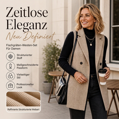 📢📢50%Rabatt!!!🎉✨Zweireihige Blazerweste für Damen