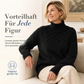 📢📢50%Rabatt!!!🎉✨Legerer Strickpullover mit Rollkragen in Unifarbe
