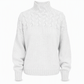 📢📢50%Rabatt!!!🎉✨Legerer Strickpullover mit Rollkragen in Unifarbe