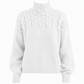 📢📢50%Rabatt!!!🎉✨Legerer Strickpullover mit Rollkragen in Unifarbe