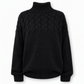 📢📢50%Rabatt!!!🎉✨Legerer Strickpullover mit Rollkragen in Unifarbe
