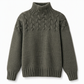 📢📢50%Rabatt!!!🎉✨Legerer Strickpullover mit Rollkragen in Unifarbe