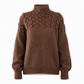📢📢50%Rabatt!!!🎉✨Legerer Strickpullover mit Rollkragen in Unifarbe