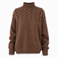 📢📢50%Rabatt!!!🎉✨Legerer Strickpullover mit Rollkragen in Unifarbe