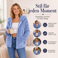 📢📢50%Rabatt!!!🎉✨Damen Kapuzenjacke aus kuscheligem, flauschigem Material
