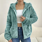 📢📢50%Rabatt!!!🎉✨Damen Kapuzenjacke aus kuscheligem, flauschigem Material