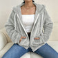 📢📢50%Rabatt!!!🎉✨Damen Kapuzenjacke aus kuscheligem, flauschigem Material