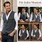 📢📢50%Rabatt!!!🎉✨Herren-Casual-Vintage-Weste mit V-Ausschnitt
