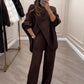🔥Beliebtes Produkt ！✨Damen Oversize-Pullover & Hose Set