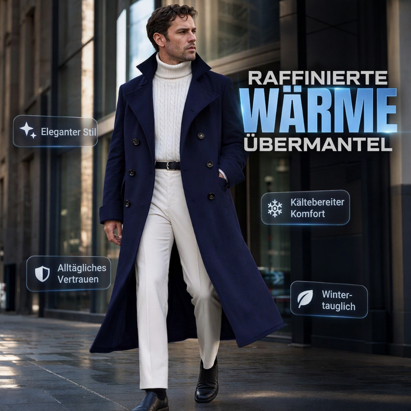 📢🎉50%Rabatt!!!🛍️✨Eleganter, hochwertiger warmer Mantel für Herren