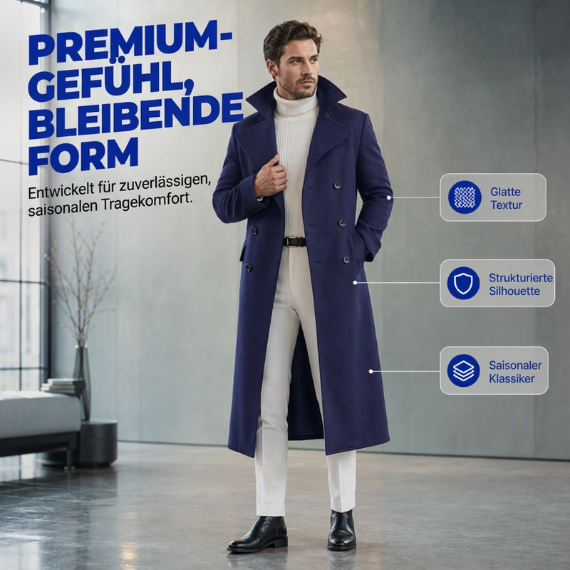📢🎉50%Rabatt!!!🛍️✨Eleganter, hochwertiger warmer Mantel für Herren