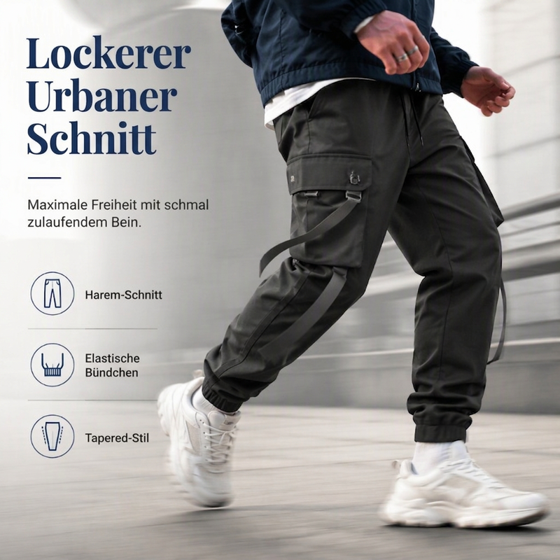 📢🎉50%Rabatt!!!🛍️✨Weite Cargohose für Herren