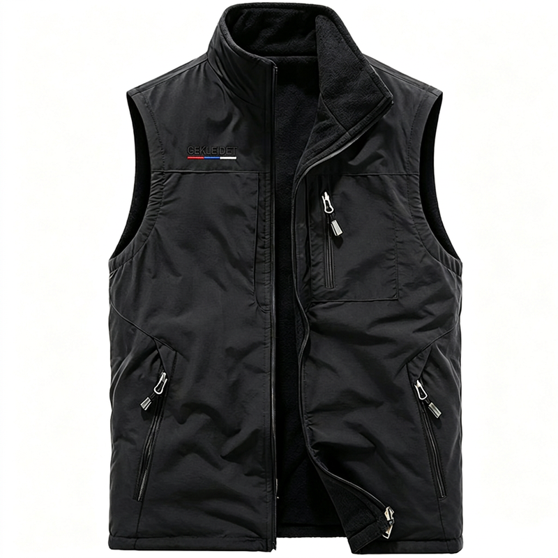 🔥Beliebtes Produkt ！✨Wendbare warme Outdoor-Weste für Herren