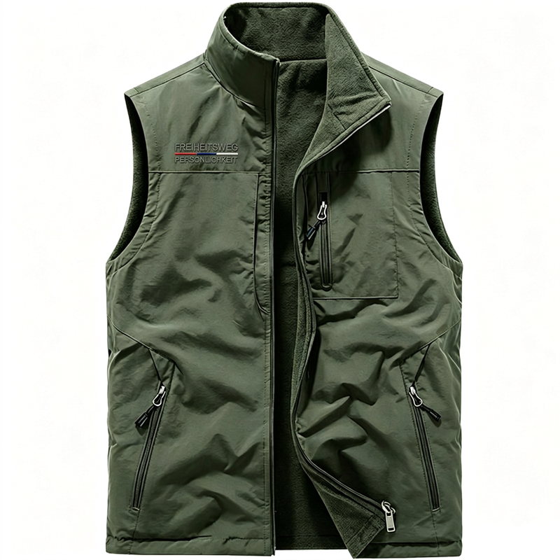 🔥Beliebtes Produkt ！✨Wendbare warme Outdoor-Weste für Herren