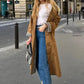 📢📢50%Rabatt!!!🎉✨Einreihiger Trenchcoat mit Hemdkragen für Damen