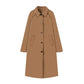 📢📢50%Rabatt!!!🎉✨Einreihiger Trenchcoat mit Hemdkragen für Damen