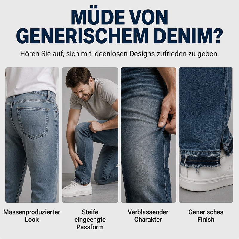 🔥Beliebtes Produkt ！✨Herren-Jeans im Urban-Streetstyle, Farbspritzer-Optik, used-look Denim