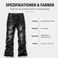🔥Beliebtes Produkt ！✨Herren-Jeans im Urban-Streetstyle, Farbspritzer-Optik, used-look Denim