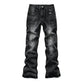🔥Beliebtes Produkt ！✨Herren-Jeans im Urban-Streetstyle, Farbspritzer-Optik, used-look Denim