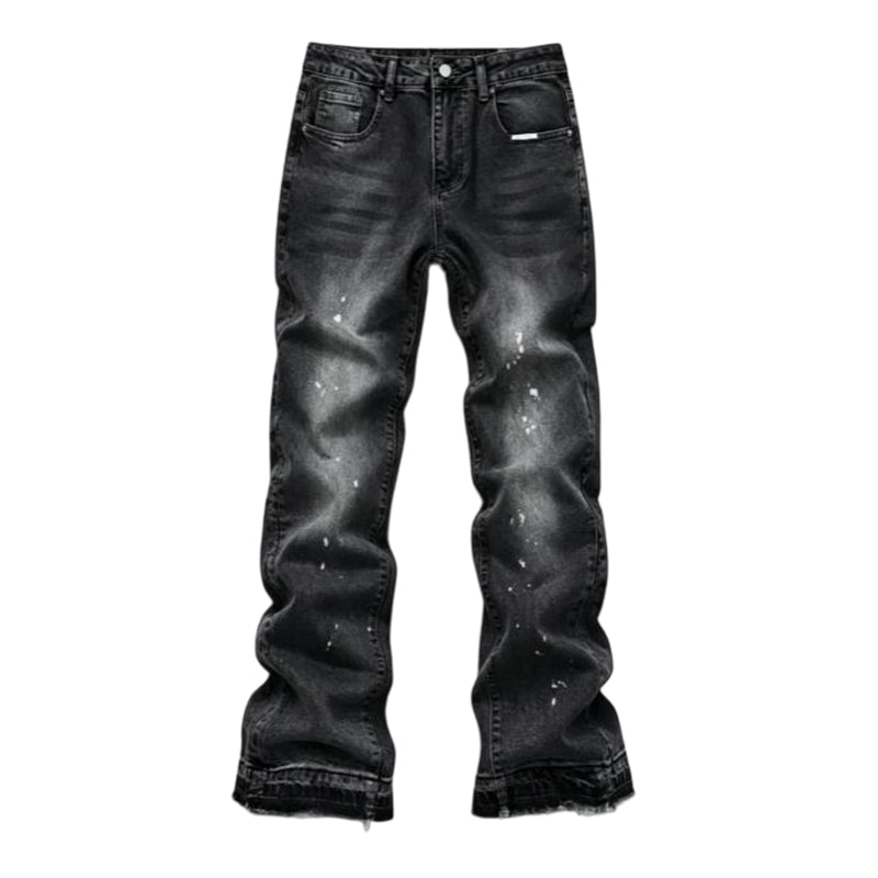 🔥Beliebtes Produkt ！✨Herren-Jeans im Urban-Streetstyle, Farbspritzer-Optik, used-look Denim