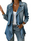 🔥Beliebtes Produkt ！✨Jeans-Trenchjacke für Damen mit offenem Schnitt
