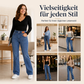📢📢50%Rabatt!!!🎉✨Damen Schlagjeans mit hohem elastischem Bund