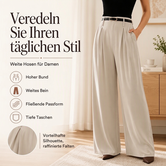 📢📢50%Rabatt!!!🎉✨Hoch geschnittene Weithosen für Damen
