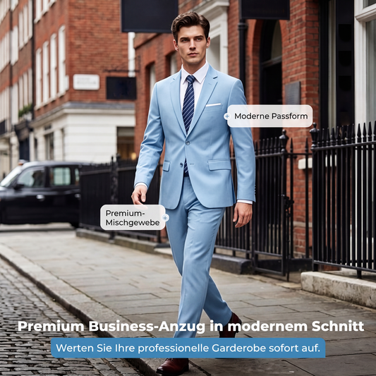 🔥Beliebtes Produkt ！✨Herren Business-Anzug-Set, 2-teilig, Modern Fit
