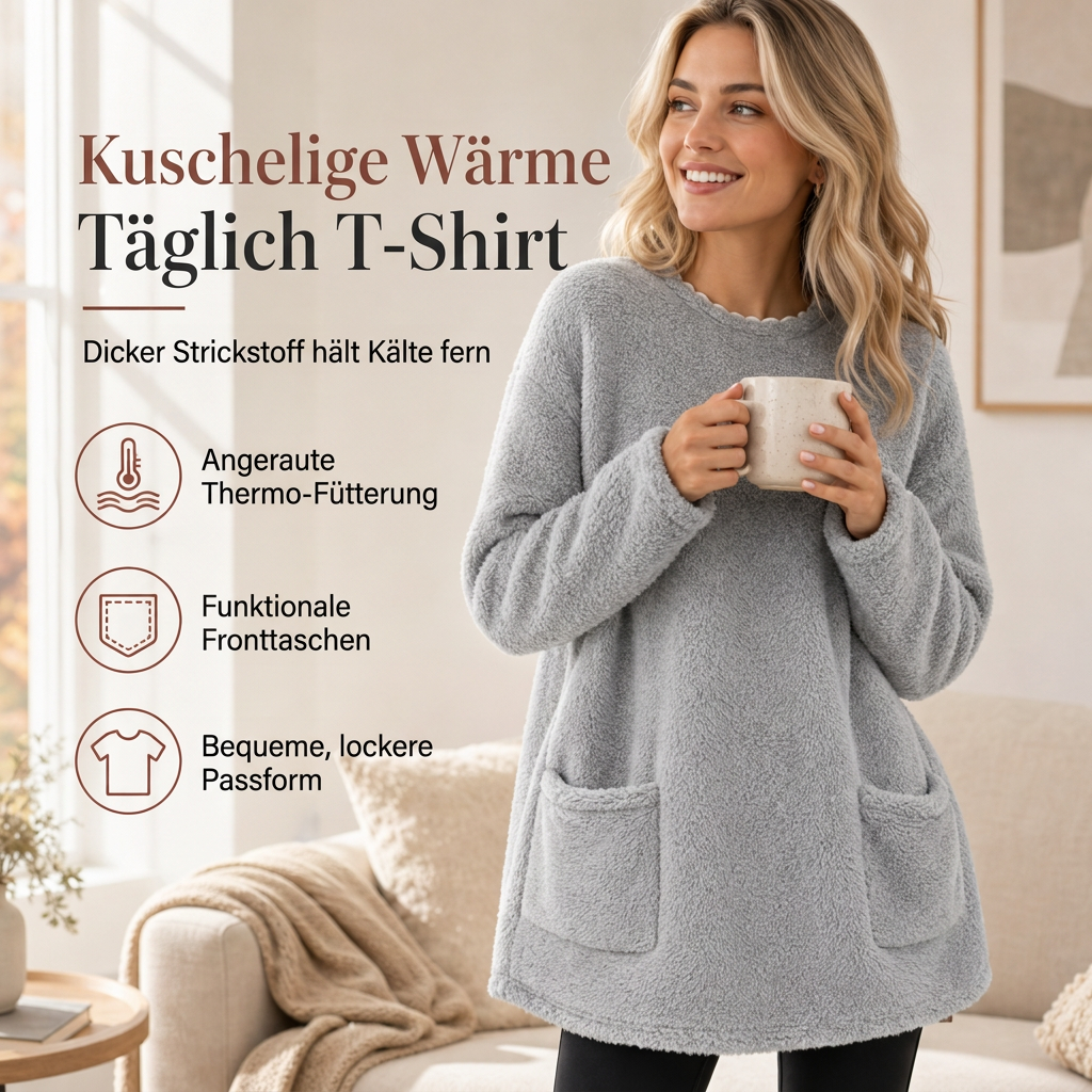 🔥 50% Rabatt | Angenehme Wärme ohne dicke Kleidungsschichten – Damen Langarmshirt