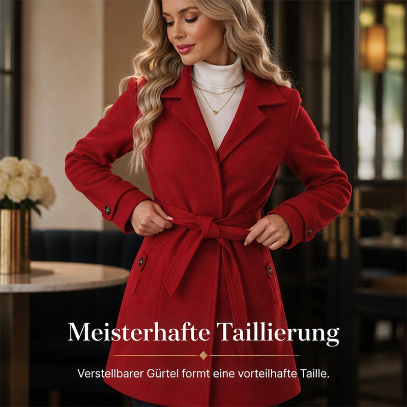🌟 Der Look, den alle suchen – bei uns 50% günstiger! Elegante taillierte Damen-Mantel mit Knopfleiste