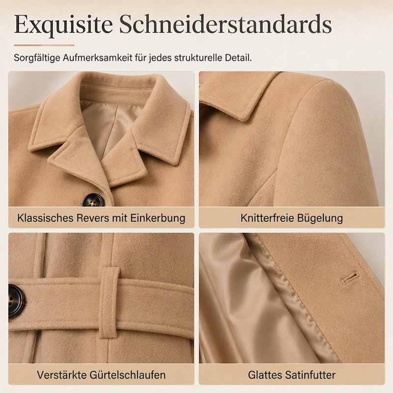 🌟 Der Look, den alle suchen – bei uns 50% günstiger! Elegante taillierte Damen-Mantel mit Knopfleiste