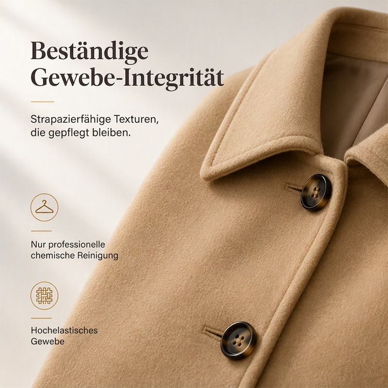 🌟 Der Look, den alle suchen – bei uns 50% günstiger! Elegante taillierte Damen-Mantel mit Knopfleiste