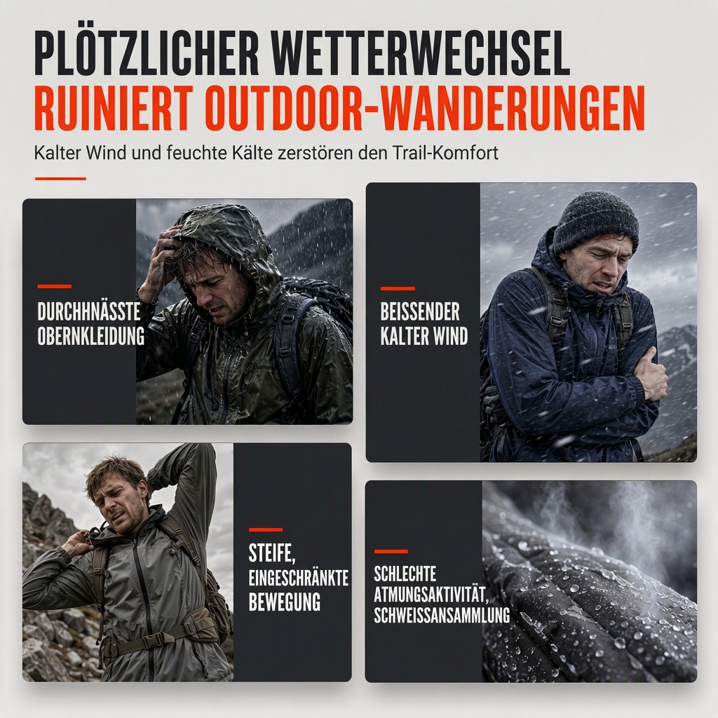 🔥Beliebtes Produkt ！✨Herren-Outdoor-Windjacke mit abnehmbarer Kapuze