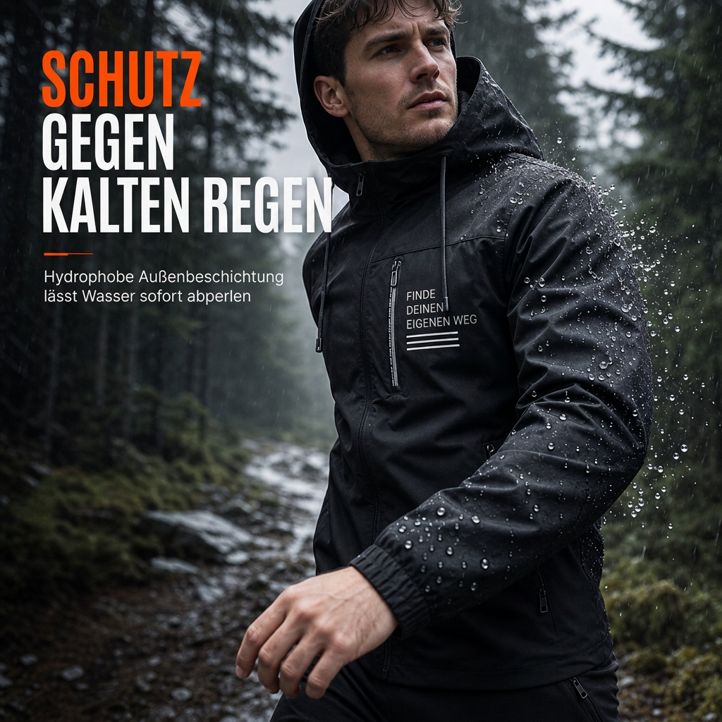 🔥Beliebtes Produkt ！✨Herren-Outdoor-Windjacke mit abnehmbarer Kapuze