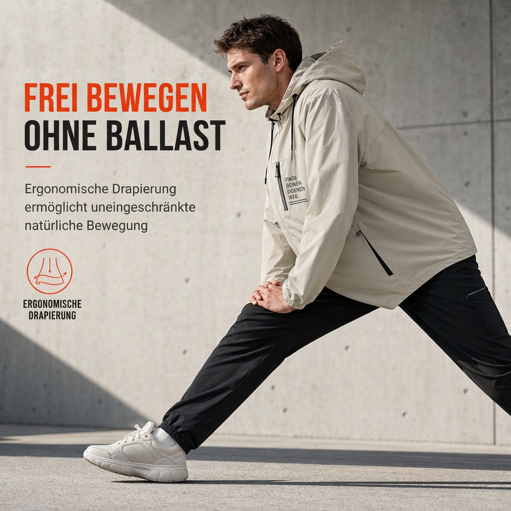 🔥Beliebtes Produkt ！✨Herren-Outdoor-Windjacke mit abnehmbarer Kapuze