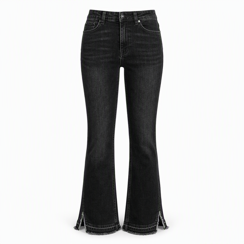 🔥Beliebtes Produkt ！✨Damen Retro Schlagjeans mit hoher Taille aus Denim