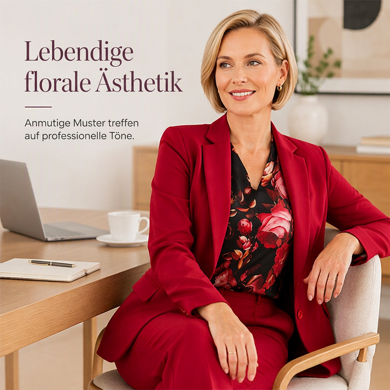 🔥Beliebtes Produkt ！✨Elegantes 3-teiliges Büro-Anzugset für Damen